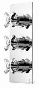 Roper Rhodes Showers -  Concealed In-line Triple Control Wessex