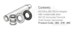 Rinnai Range Of Gas Wall and Water Heaters -  Rinnai 16i Long Horizontal Flue Kit