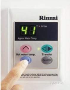 Rinnai Range Of Gas Wall and Water Heaters -  Rinnai De-luxe Kitchen Controller