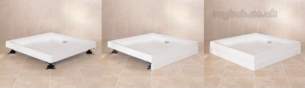 Trevi Showerworld Shower Trays -  Ideal Standard Simplicity 800 2pnl Riser Kit Wht