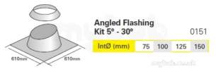Rite Vent B Vent -  Rite Vent B-vent Ang Flashing Kit 100mm