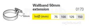 Rite Vent B Vent -  Rite Vent B-vent 50mm Wall Band 100mm Id