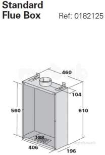 Rite Vent Flue Liner -  Rite-vent 125 Std Flue Box Flex Fittings