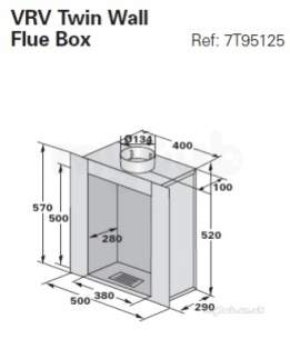 Rite Vent Flue Liner -  Rite-vent 125 Dia Vrv Flex Fluebox