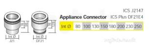 Rite Vent B Vent -  Ics 130mm Multi Purpose Conn Ics Plus