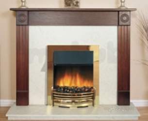 Rob Willey and Grateglow Electric Fires -  Rw Supereco Contemporary Ii Elec Brass