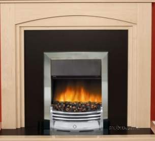 Rob Willey and Grateglow Electric Fires -  Rw Supereco Contemporary Ii Elec Chrome