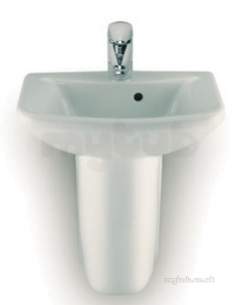 Roca Sanitaryware -  Roca Sydney 450 X 350mm One Tap Hole Cloakroom Basin Wh