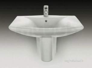 Roca Sanitaryware -  Roca Sydney 700 X 560mm One Tap Hole W/h Basin White