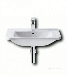 Roca Sanitaryware -  Roca Cala 650mm One Tap Hole Vanity Or W/h Basin White