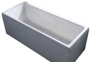 Roca Acrylic Baths -  Roca Reinforced Standard 1600mm Front Panel Wh