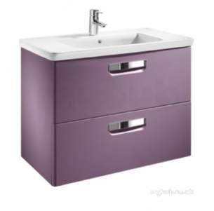 Roca Furniture and Vanity Basins -  Roca The Gap Unik 800 X 440 Basin Plus Unit M/wh