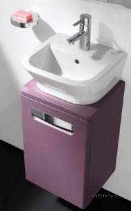 Roca Furniture and Vanity Basins -  Roca The Gap 400 X 302 Base Unit And Door M/wh
