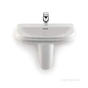 Roca Sanitaryware and Accessories -  Roca Dama Semi Pedestal White 335322000