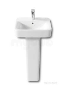 Roca Sanitaryware -  Roca Senso Square 450 X 440mm One Tap Hole Basin White