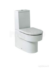 Roca Sanitaryware -  Roca Happening Box Rim Pan Moulded Btw Wh