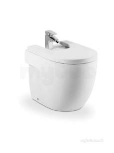 Roca Sanitaryware -  Roca Meridian-n Compact F/s One Tap Hole Bidet White