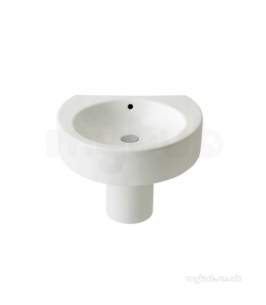 Roca Sanitaryware -  Roca Happening 560 X 450mm No Th Basin White