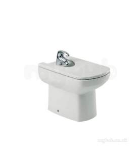 Roca Sanitaryware -  Roca Senso Wall Hung One Tap Hole Bidet White