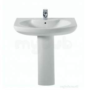 Roca Sanitaryware -  Roca Senso 650 X 530mm One Tap Hole W/h Basin White