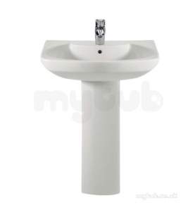 Roca Sanitaryware -  Roca Senso Compact 550 X 420mm One Tap Hole W/h Basin Wh