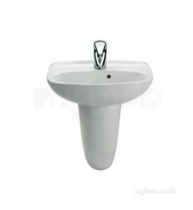 Roca Sanitaryware -  Roca Giralda 450 One Tap Hole C/room Basin White