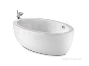 Roca Acrylic Baths -  Roca Georgia 1850mm X 1000mm Bath And Pnl Set Wh