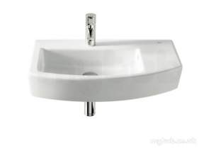 Roca Sanitaryware -  Roca Hall 650 X 420mm One Tap Hole Basin White