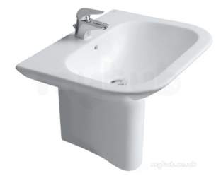 Roca Sanitaryware and Accessories -  Roca Nexo 600 X 475mm One Tap Hole Basin White