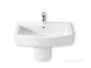 Roca Sanitaryware -  Roca Hall 650 X 495mm One Tap Hole Basin White