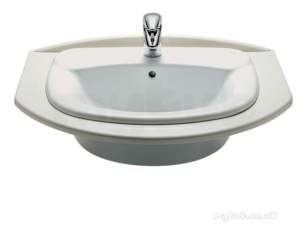 Roca Sanitaryware -  Roca Giralda One Tap Hole Countertop Basin 600 X 475mm