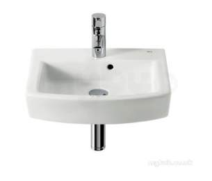 Roca Sanitaryware -  Roca Hall 450 X 385mm One Tap Hole Cloakroom Basin White
