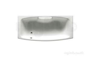 Roca Acrylic Baths -  Roca Senso 1700 X 800/710mm Bath Whte