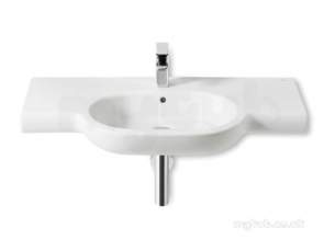 Roca Sanitaryware -  Roca Meridian-n 1000 X 460mm One Tap Hole W/h Basin Wh