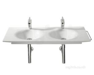 Roca Sanitaryware -  Roca Kalahari Double Basin White