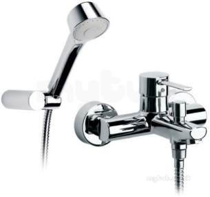 Roca Brassware -  Roca Targa Wall Mtd Bsm Plus Kit Cp