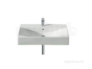 Roca Sanitaryware -  Roca Diverta 750 X 440 One Tap Hole Vanity Or W/h Basin Wh