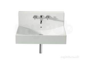 Roca Sanitaryware -  Roca Diverta 750 X 450 3th W/h Or Countertop Basin Wh