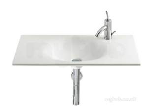 Roca Sanitaryware -  Roca Kalahari 650 X 450mm Right Hand One Tap Hole Basin White