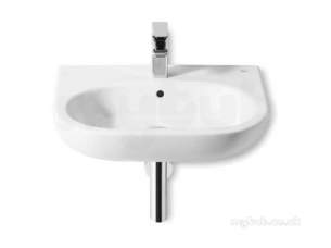 Roca Sanitaryware -  Roca Meridian-n 600 X 460mm One Tap Hole W/h Basin White