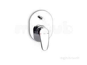 Roca Brassware -  Roca Monodin-n Built In Bath And Shower Mixer Chr