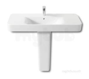 Roca Sanitaryware -  Roca Senso Square 1000 X 475mm One Tap Hole Basin White