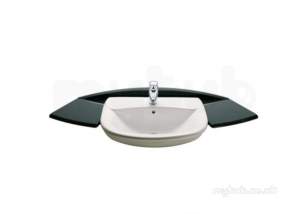 Roca Sanitaryware -  Roca Giralda One Tap Hole S/r Basin 650 X 515mm