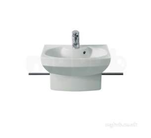 Roca Sanitaryware -  Roca Senso Compact 480 X 375mm One Tap Hole C/r Basin Wh