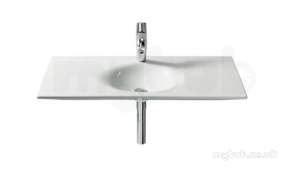 Roca Sanitaryware -  Roca Kalahari 1000mm One Tap Hole Vanity Or W/h Basin Wh
