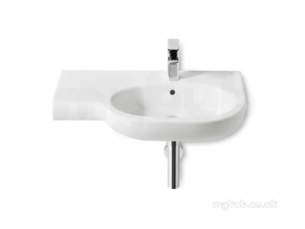 Roca Sanitaryware -  Roca Meridian-n 750mm One Tap Hole Asy W/h Basin Right Hand Wh