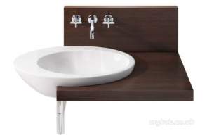 Roca Sanitaryware -  Roca Eliptic 700 X 420mm No Tap Holes Basin White