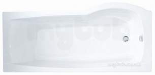 Roca Sanitaryware -  Roca Giralda 1700 X 700mm P Shaped Left Hand Bath Only