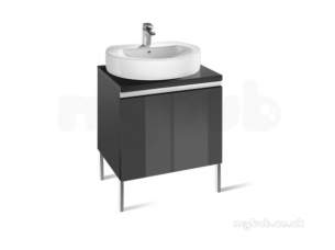 Roca Furniture and Vanity Basins -  Roca H And H 610 X 510 Base Unit Single Draw W/nut