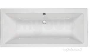 Roca Acrylic Baths -  Roca The Gap 1700 X 750mm No Tap Holes D/e Bath White